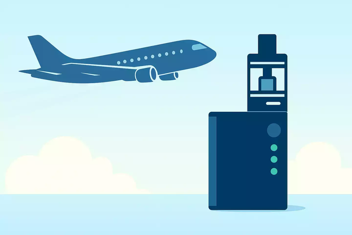 Peut-on prendre l'avion avec sa cigarette électronique ? Les précautions à prendre