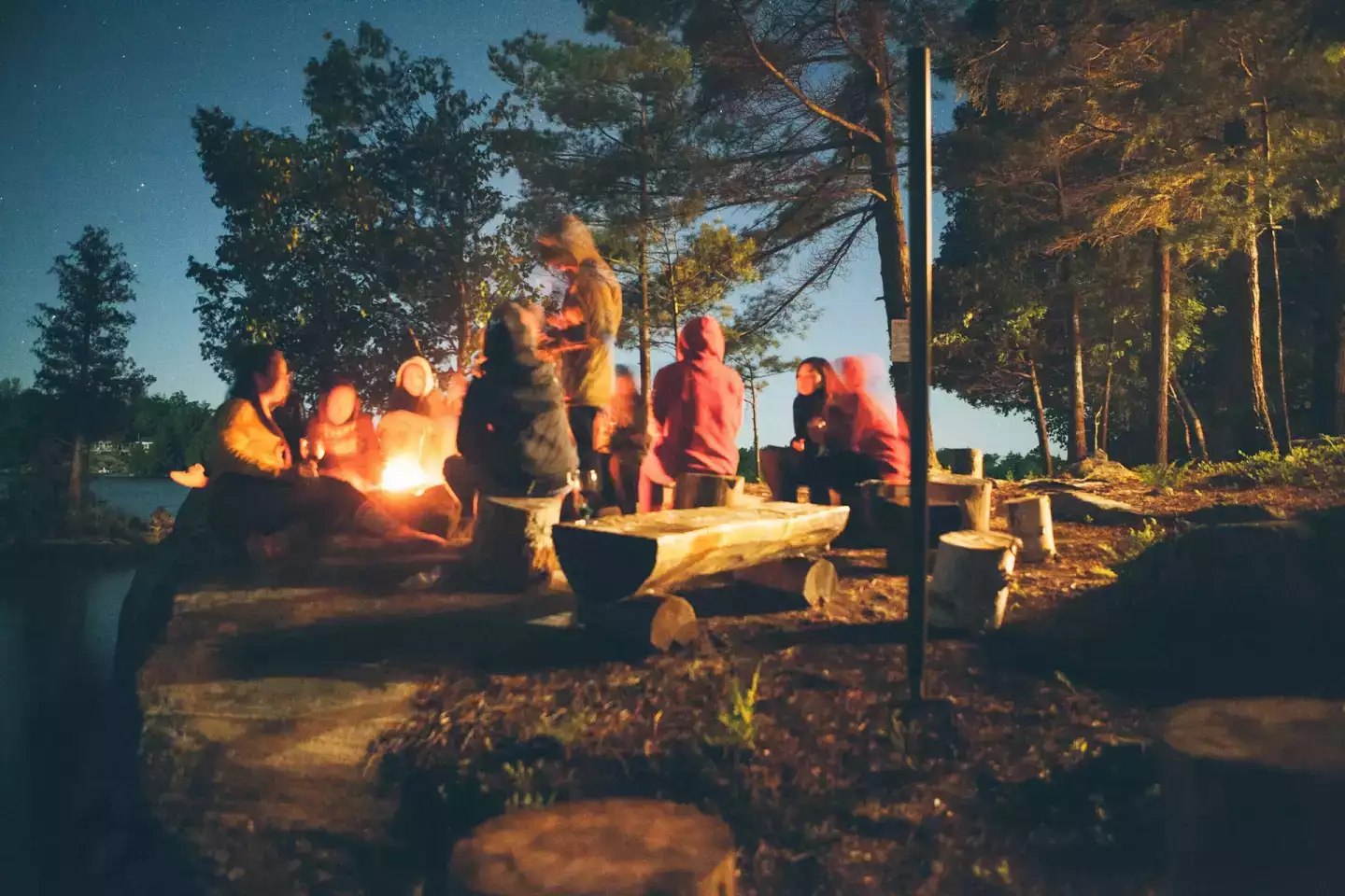 autour d’un barbecue