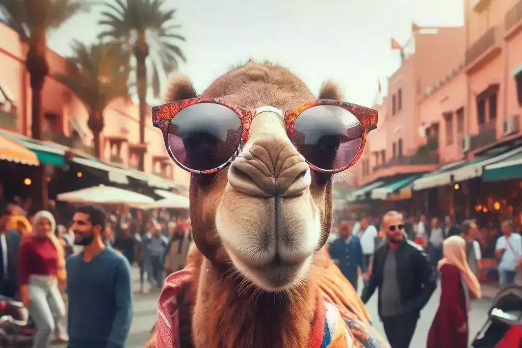 marrakech rue ville