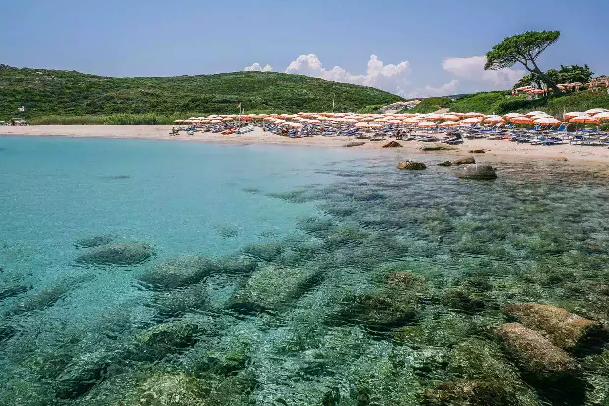 Sardaigne vue mer littoral