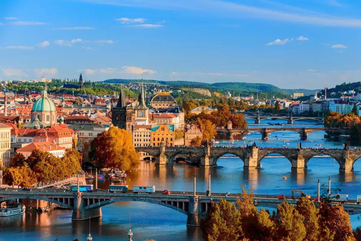Prague vue du ciel