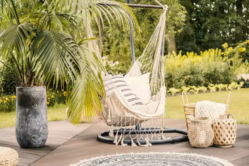 hamac dans le jardin