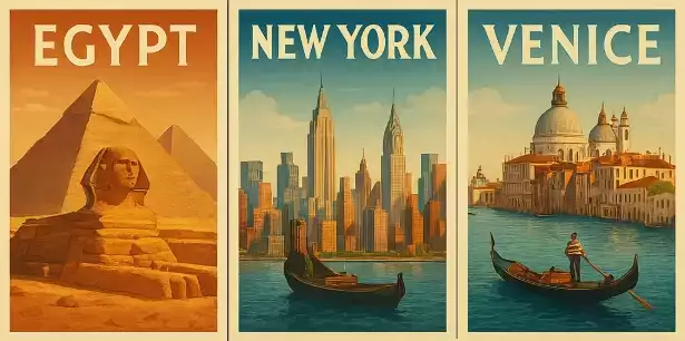 affiche de pays