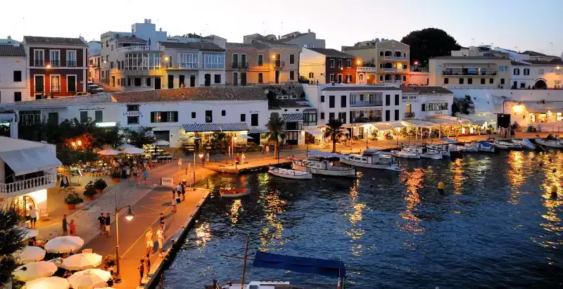Baléares minorque port