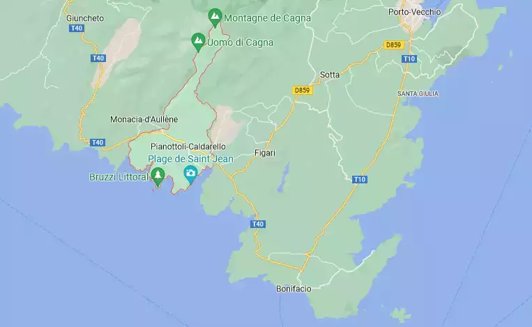 Carte, Pianottoli-Caldarello, Corse