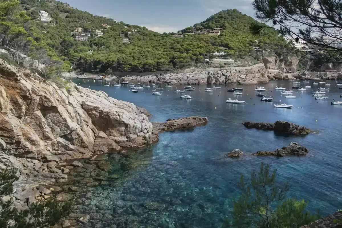 Costa brava vue mer littoral