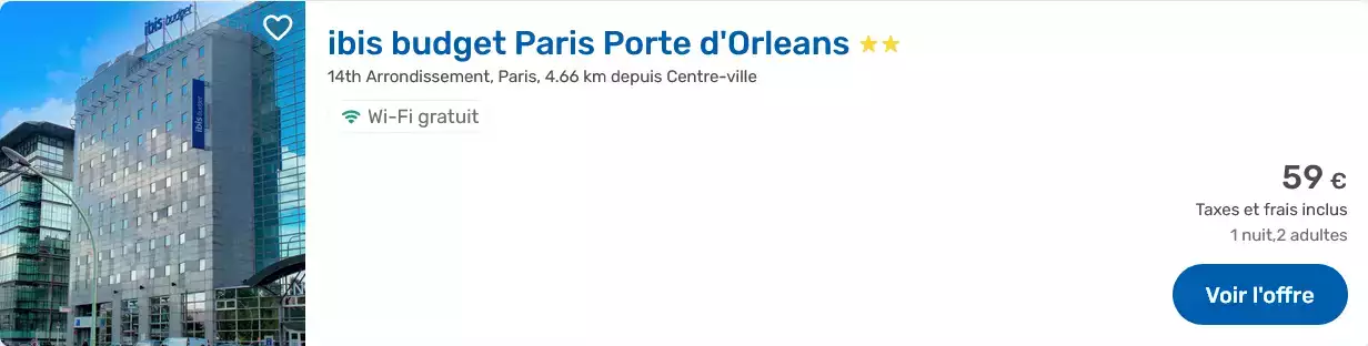 ibis budget Paris Porte d'Orleans