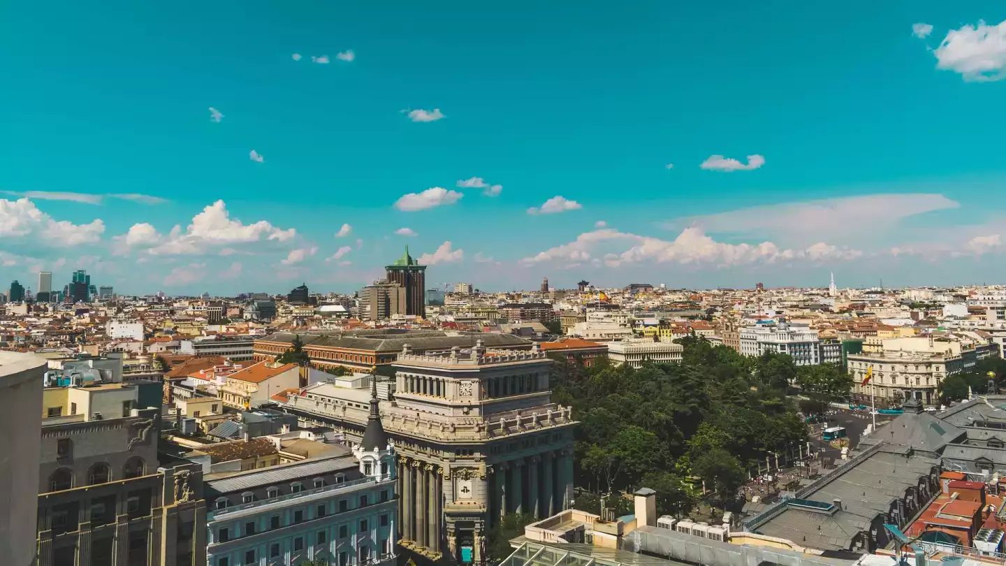 Madrid espagne vue ville