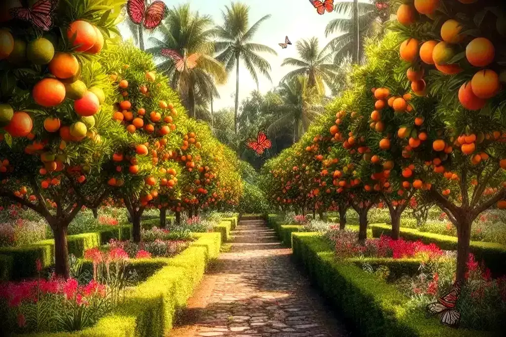 Pensez à visiter le jardin de pamplemousses de l'île Maurice.