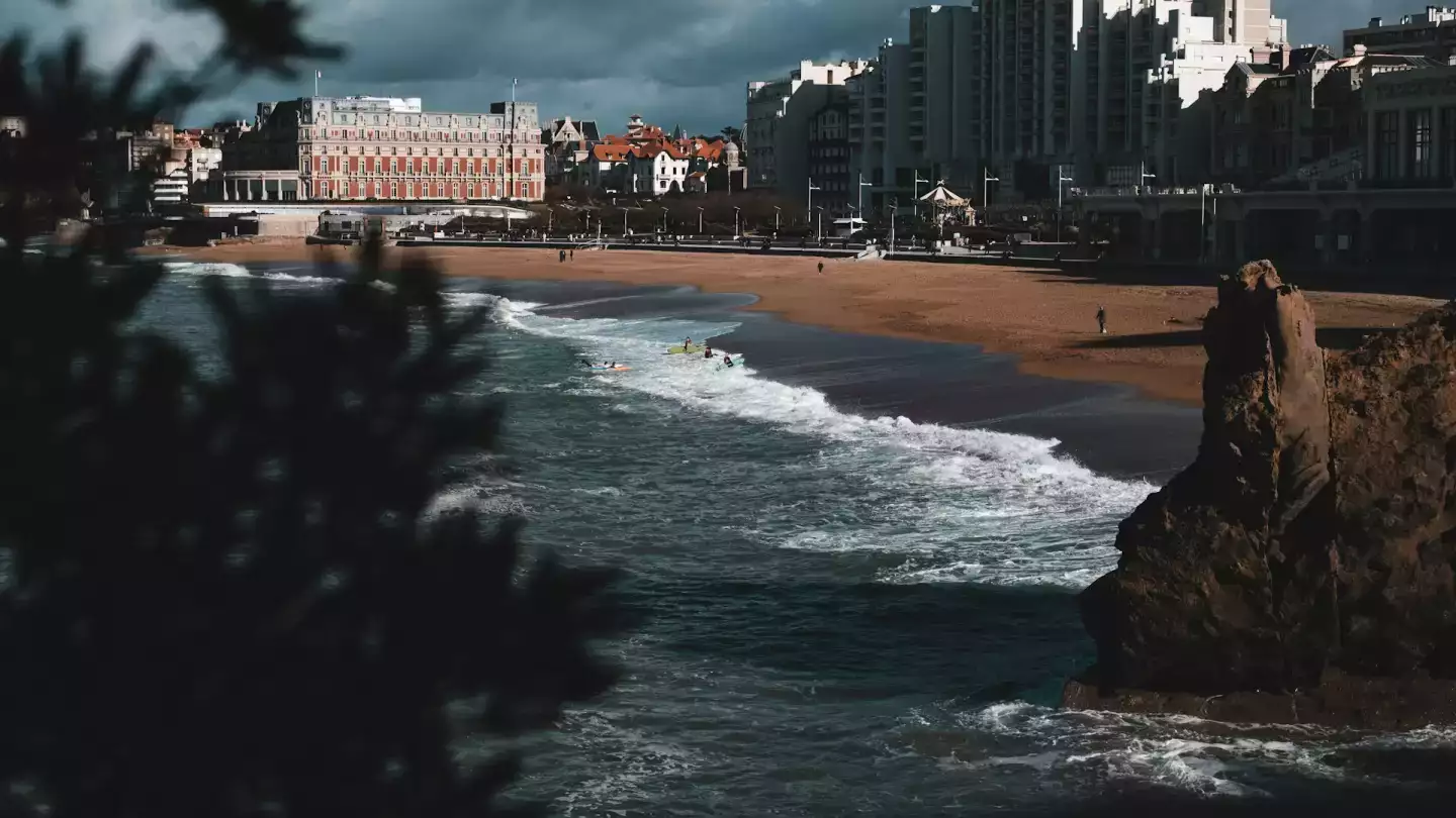 pays basque, biarritz, plage