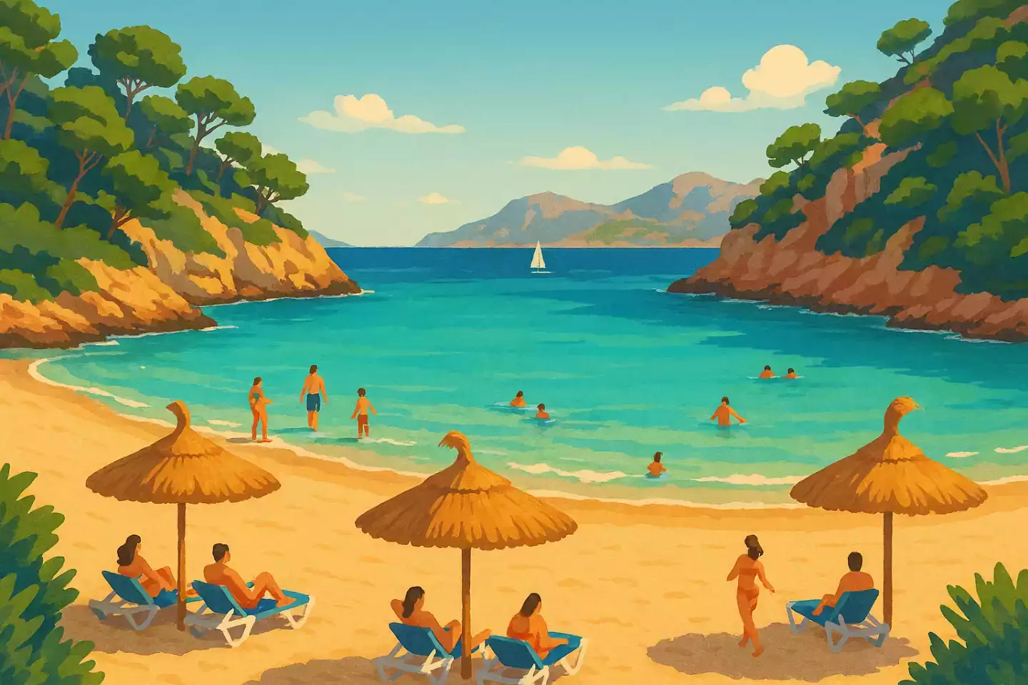 Les plus belles plages de Palma de Majorque = Vacances inoubliables