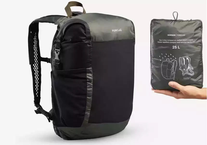 sac a dos pliable