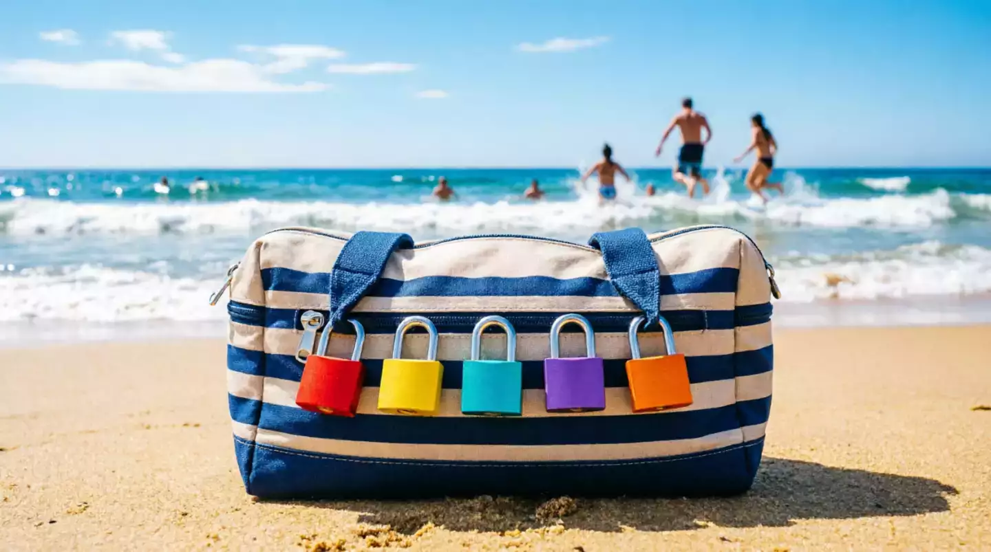 Plage : quelles solutions pour protéger ses affaires quand on va se baigner ?