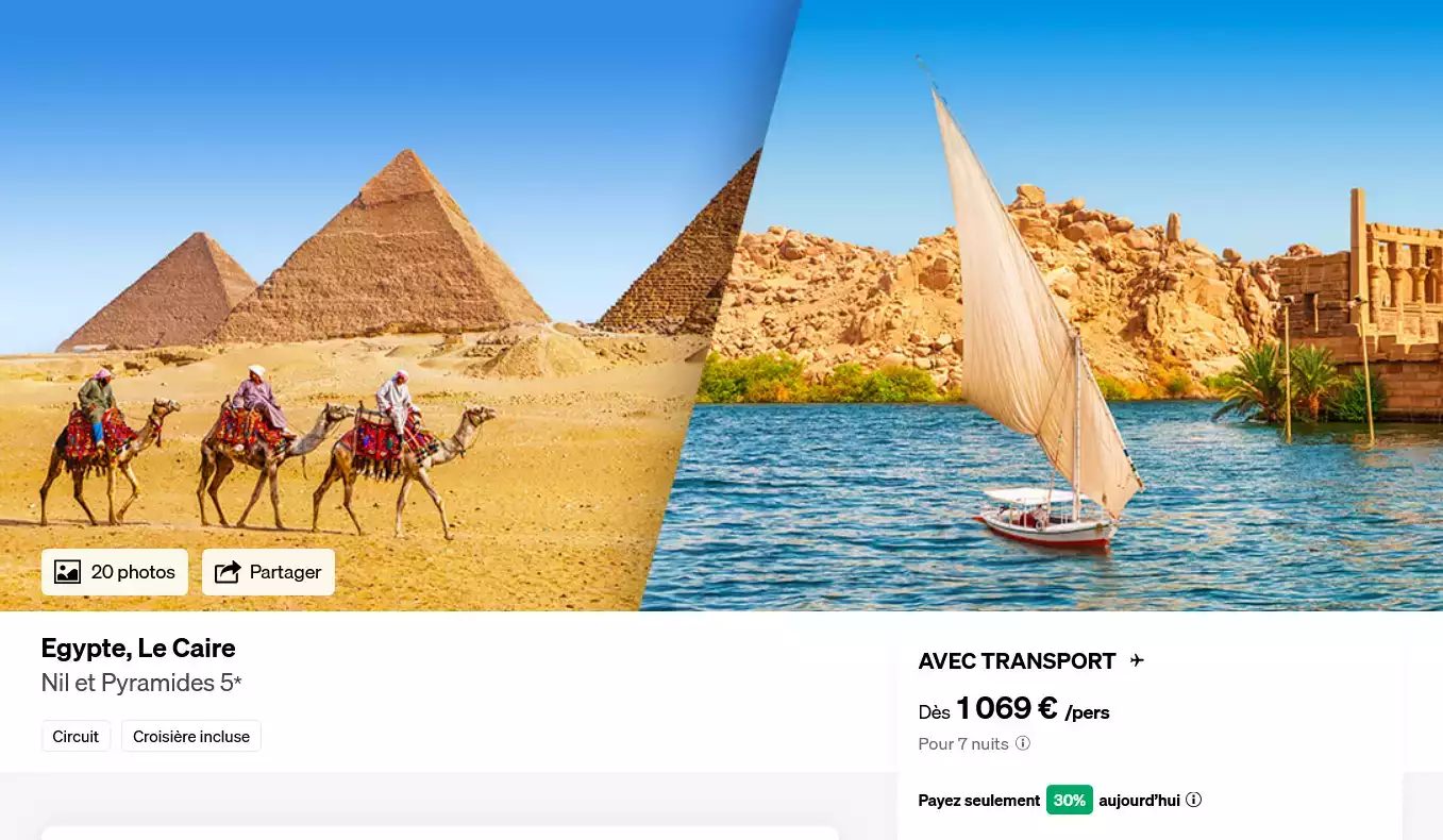 croisiere sur le nil Egypte