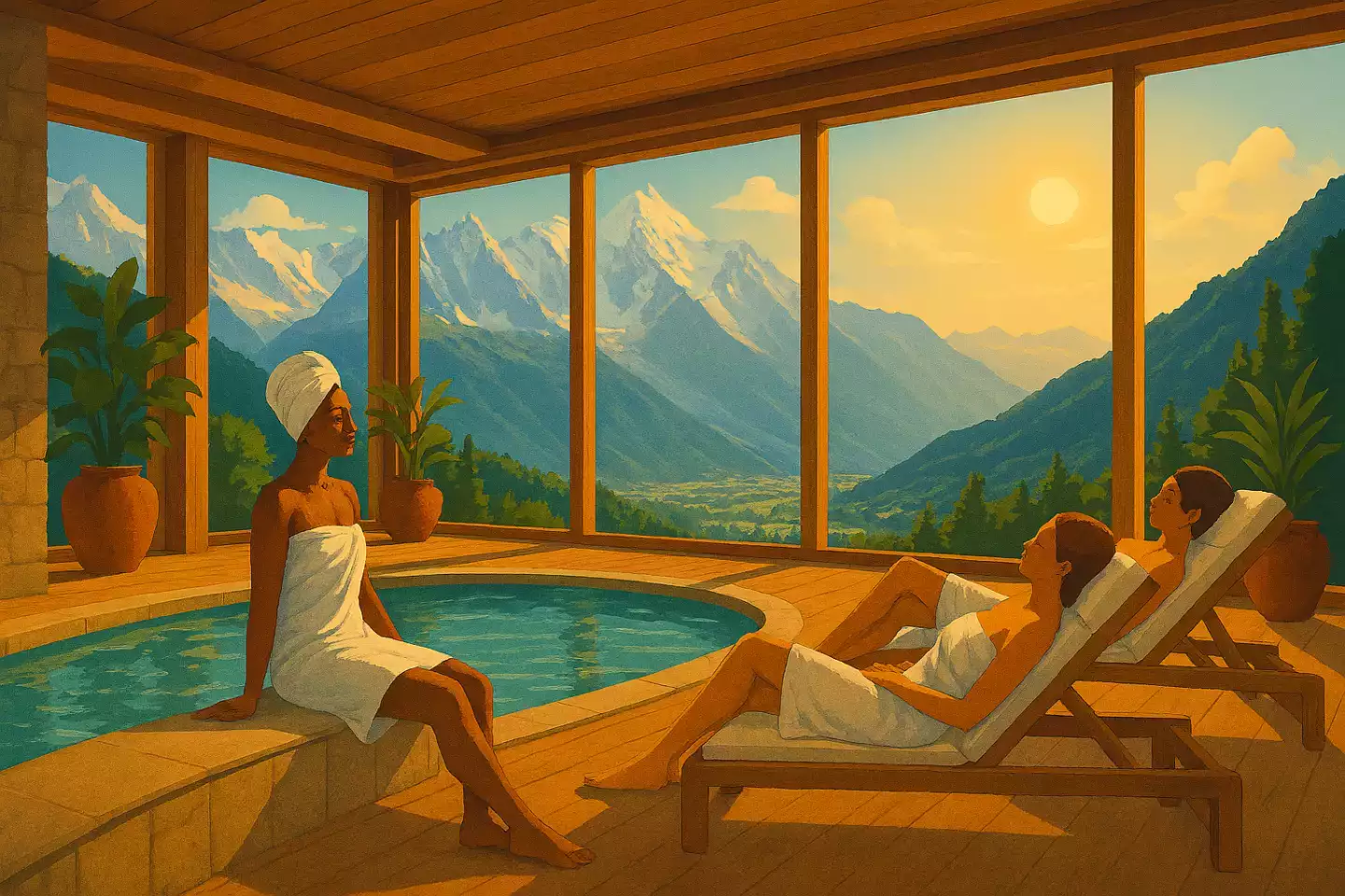 Hammam vs Sauna : quel rituel privilégier après une journée de ski à Chamonix ?