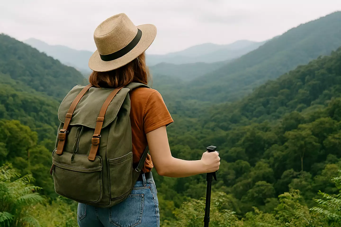 montagne femme randonnée