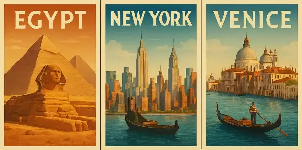 affiche de pays