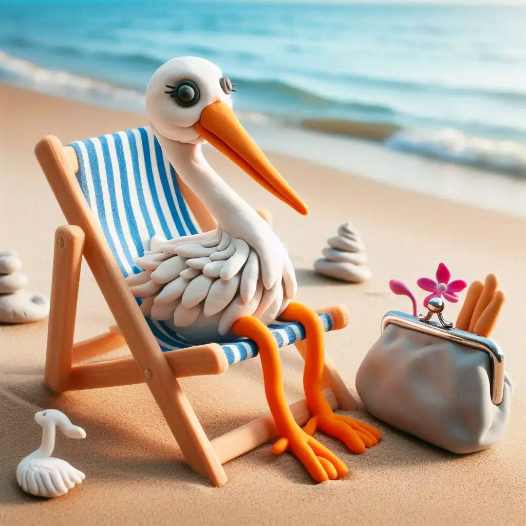cigogne plage