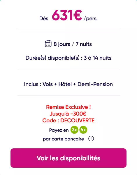 lanzarote village 4 tarifs